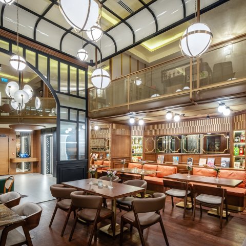 modern cafe restaurant projeleri 7